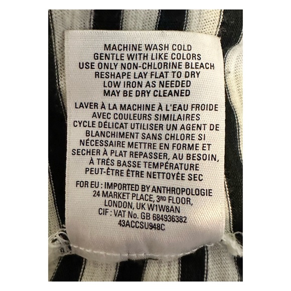 Anthropologie Postmark Pippi Stripe Sleeveless Top - Picture 9 of 10